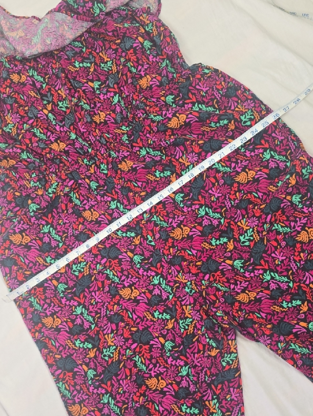 Ava & Viv Floral Multicolor Elastic-Waist Jumper Sz 1X - Picture 9 of 12